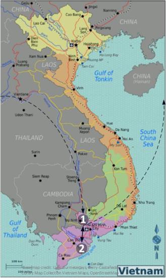 vietnam-route-map